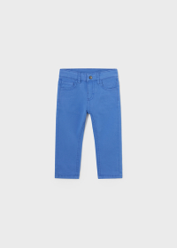 Baby twill slim fit trousers