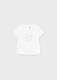 Baby metallic print T-shirt