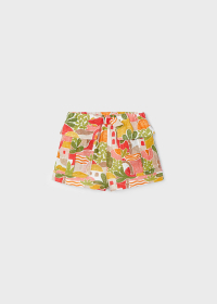 Girls' print shorts