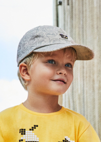 Boys' print cap