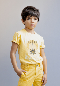 Boys' palm print T-shirt