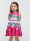 preview Girls' poplin belted dress