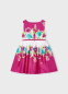 preview Girls' poplin belted dress