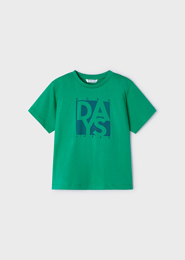 detail Boys' text print T-shirt