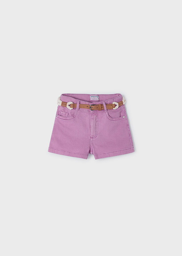 detail Girls' belted shorts