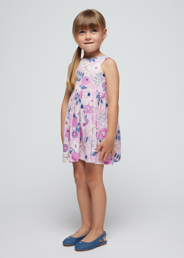 detail Girls' print dress