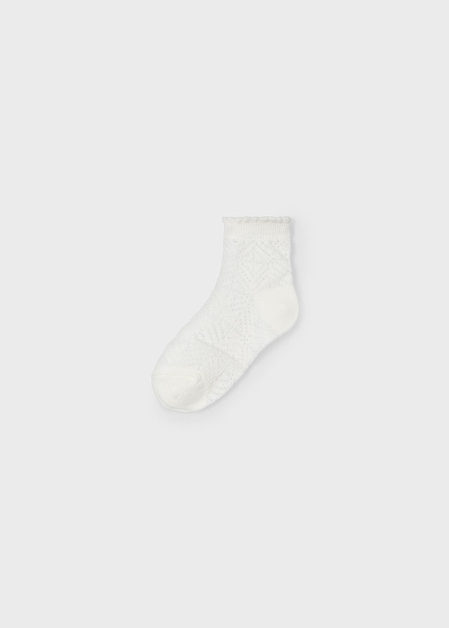 detail Girls' openwork socks